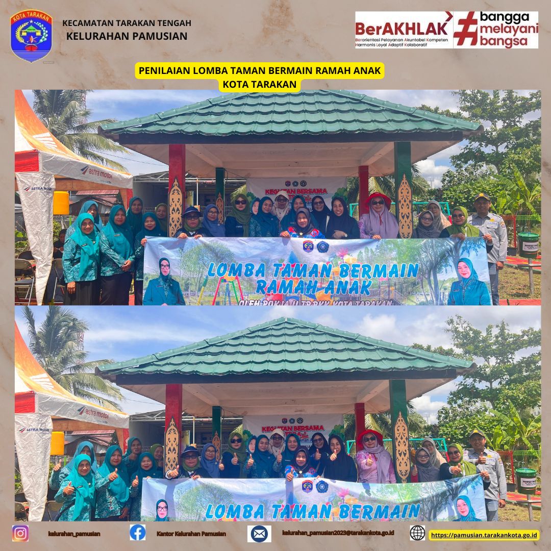 PENILAIAN LOMBA TAMAN BERMAIN RAMAH ANAK 