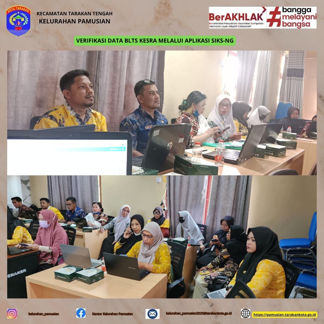 SOSIALISASI DATA BLTS KESRA MELALUI APLIKASI SIX-NG